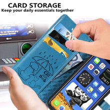 Load image into Gallery viewer, Cute Cat and Dog Embossed Horizontal Flip Leather Case with Holder &amp; Card Slots &amp; Wallet &amp; Lanyard, For iPhone 12 Pro Max, For iPhone 12 / 12 Pro, For iPhone 12 mini
