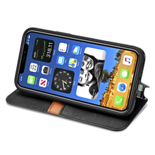 Load image into Gallery viewer, Cubic Grid Pressed Horizontal Flip Magnetic PU Leather Case with Holder &amp; Card Slots &amp; Wallet, For iPhone 12 Pro Max, For iPhone 12 mini