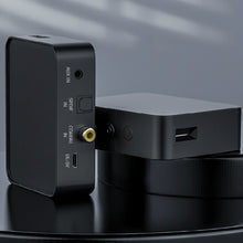 Load image into Gallery viewer, T6 Bluetooth 5.0 Computer TV Transmitter Fiber coaxial AUX Multifunction TF Card HiFI Bluetooth Audio transmitter
