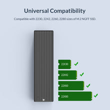 Load image into Gallery viewer, ORICO M2PF-C3 M.2 NGFF SSD Enclosure, M2PF-C3