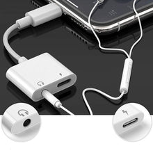 Load image into Gallery viewer, 2 in 1 USB-C Adapter with 3.5mm Headphone Jack, Compatible for iPad Pro and Type-C Jack Phone, 2 in 1