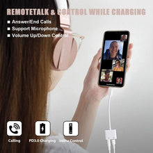 Load image into Gallery viewer, 2 in 1 USB-C Adapter with 3.5mm Headphone Jack, Compatible for iPad Pro and Type-C Jack Phone, 2 in 1