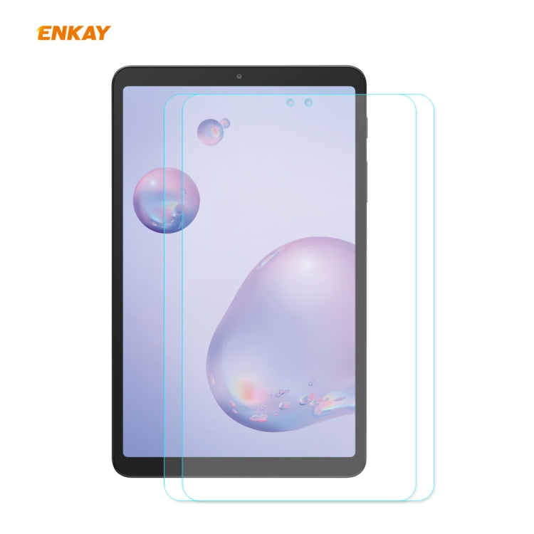 2 PCS ENKAY Hat-Prince 0.33mm 9H Surface Hardness 2.5D Explosion-proof Tempered Glass Screen Protector