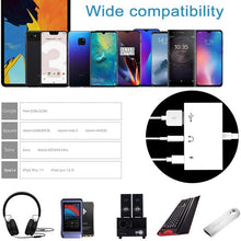 Load image into Gallery viewer, 3 in 1 USB-C OTG Adapter with 3.5mm Headphone Jack, Compatible for iPad Pro and Type-C Jack Phone, 3 in 1