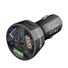 Load image into Gallery viewer, QC3.0 3 USB 35W High Power Vehicle Charger / Mobile Phone Tablet Universal Vehicle Charger