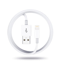 Load image into Gallery viewer, Qc3.0 Dual USB Car Charger + 8 Pin Fast Charging Line Car Charging Kit, 8 Pin (Black), 8 Pin (White)