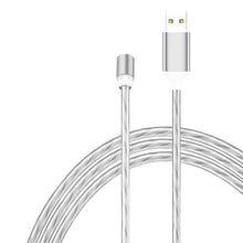 Load image into Gallery viewer, USB to 8 Pin Magnetic Suction Colorful Streamer Mobile Phone Charging  Cable, Length: 1m, 1m