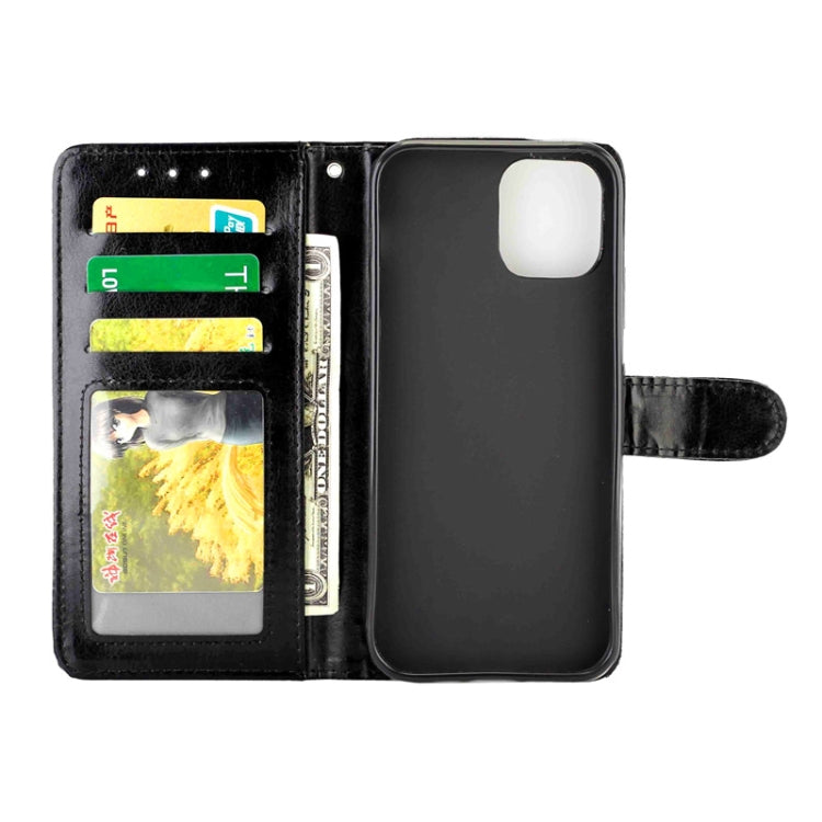 Crazy Horse Texture Leather Horizontal Flip Protective Case with Holder & Card Slots & Wallet & Photo Frame, For iPhone 12 Pro Max, For iPhone 12 mini, For iPhone 12 / 12 Pro