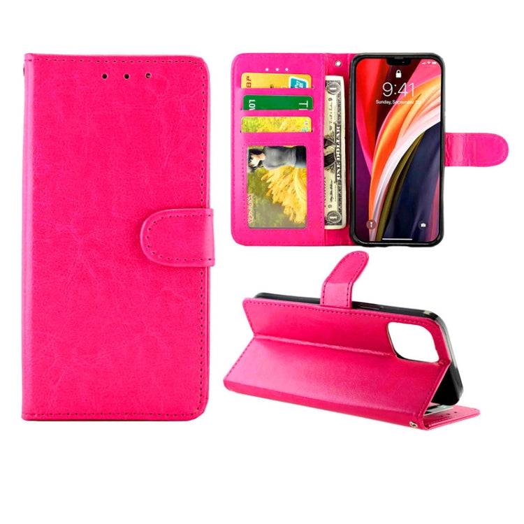 Crazy Horse Texture Leather Horizontal Flip Protective Case with Holder & Card Slots & Wallet & Photo Frame, For iPhone 12 Pro Max, For iPhone 12 mini, For iPhone 12 / 12 Pro