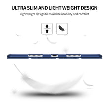 Load image into Gallery viewer, For iPad 10.2 inch 2019 / iPad Pro 10.5 inch Three-folding Surface PU Leather TPU Matte Soft Bottom Case with Holder &amp; Sleep / Wake-up Function, Black, Rose Gold, Navy Blue, Gold, Sky blue, Red, Mint Green
