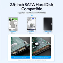 Load image into Gallery viewer, ORICO 2580U3 2.5 inch USB 3.0 SATA Hard Drive Enclosure Classic Mobile Hard Disk Box, 2580U3