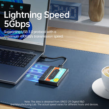 Load image into Gallery viewer, ORICO 2580U3 2.5 inch USB 3.0 SATA Hard Drive Enclosure Classic Mobile Hard Disk Box, 2580U3