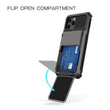 Load image into Gallery viewer, For iPhone 12 Scratch-Resistant Shockproof Heavy Duty Rugged Armor Protective Case with Card Slot, For iPhone 12 mini
