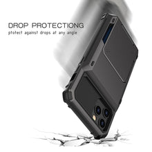 Load image into Gallery viewer, For iPhone 12 Scratch-Resistant Shockproof Heavy Duty Rugged Armor Protective Case with Card Slot, For iPhone 12 mini