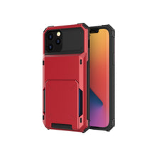 Load image into Gallery viewer, For iPhone 12 Scratch-Resistant Shockproof Heavy Duty Rugged Armor Protective Case with Card Slot, For iPhone 12 mini