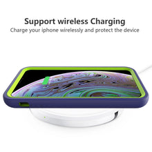 Load image into Gallery viewer, For iPhone XR Wave Pattern 3 in 1 Silicone+PC Shockproof Protective Case