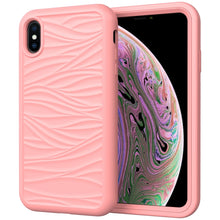 Load image into Gallery viewer, For iPhone XR Wave Pattern 3 in 1 Silicone+PC Shockproof Protective Case