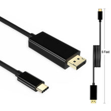 Load image into Gallery viewer, 4K 60Hz Type-C to DP DisplayPort Connecting DP Adapter Cable, Cable Length: 1.8m