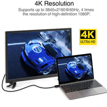 Load image into Gallery viewer, 4K 60Hz Type-C to DP DisplayPort Connecting DP Adapter Cable, Cable Length: 1.8m