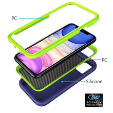 Load image into Gallery viewer, For iPhone 11 Pro Max Wave Pattern 3 in 1 Silicone+PC Shockproof Protective Case, For iPhone 11 Pro Max