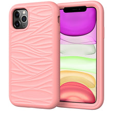 Load image into Gallery viewer, For iPhone 11 Pro Max Wave Pattern 3 in 1 Silicone+PC Shockproof Protective Case, For iPhone 11 Pro Max