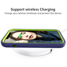Load image into Gallery viewer, For iPhone 12 Wave Pattern 3 in 1 Silicone+PC Shockproof Protective Case, For iPhone 12 mini