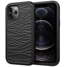 Load image into Gallery viewer, For iPhone 12 Pro / 12 Max Wave Pattern 3 in 1 Silicone+PC Shockproof Protective Case, For iPhone 12 / 12 Pro