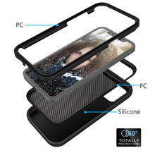 Load image into Gallery viewer, For iPhone 12 Pro / 12 Max Wave Pattern 3 in 1 Silicone+PC Shockproof Protective Case, For iPhone 12 / 12 Pro