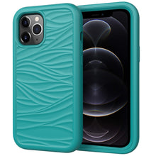 Load image into Gallery viewer, For iPhone 12 Pro / 12 Max Wave Pattern 3 in 1 Silicone+PC Shockproof Protective Case, For iPhone 12 / 12 Pro