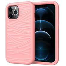 Load image into Gallery viewer, For iPhone 12 Pro Max Wave Pattern 3 in 1 Silicone+PC Shockproof Protective Case, For iPhone 12 Pro Max