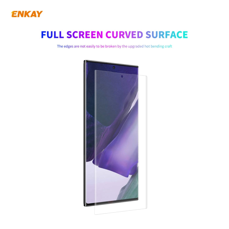For Samsung Galaxy Note 20 Ultra 10 PCS ENKAY Hat-Prince 3D Full Screen PET Curved Hot Bending HD Screen Protector Soft Film