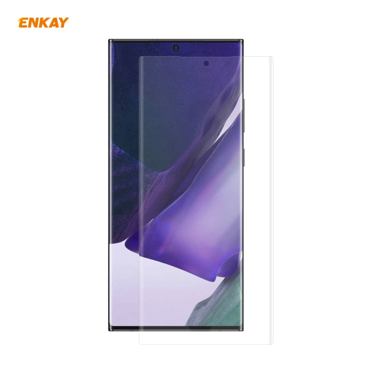 For Samsung Galaxy Note 20 Ultra ENKAY Hat-Prince 3D Full Screen PET Curved Hot Bending HD Screen Protector Soft Film