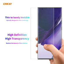 Load image into Gallery viewer, For Samsung Galaxy Note 20 Ultra 2 PCS ENKAY Hat-Prince 3D Full Screen PET Curved Hot Bending HD Screen Protector Soft Film
