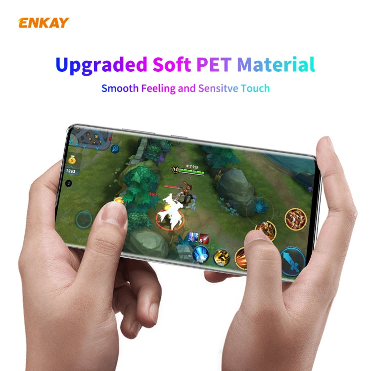 For Samsung Galaxy Note 20 Ultra 2 PCS ENKAY Hat-Prince 3D Full Screen PET Curved Hot Bending HD Screen Protector Soft Film