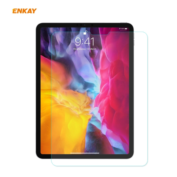 For iPad Pro 11 2020 / 2018 ENKAY Hat-Prince 0.33mm 9H Surface Hardness 2.5D Explosion-proof Tempered Glass Protector