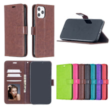 Load image into Gallery viewer, For iPhone 12 Pro Max Crazy Horse Texture Horizontal Flip Leather Case with Holder &amp; Card Slots &amp; Wallet &amp; Photo Frame, For iPhone 12 Pro Max