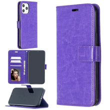 Load image into Gallery viewer, For iPhone 12 Pro Max Crazy Horse Texture Horizontal Flip Leather Case with Holder &amp; Card Slots &amp; Wallet &amp; Photo Frame, For iPhone 12 Pro Max