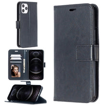 Load image into Gallery viewer, For iPhone 12 Pro / 12 Max Crazy Horse Texture Horizontal Flip Leather Case with Holder &amp; Card Slots &amp; Wallet &amp; Photo Frame, For iPhone 12 / 12 Pro