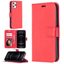 Load image into Gallery viewer, For iPhone 12 Pro / 12 Max Crazy Horse Texture Horizontal Flip Leather Case with Holder &amp; Card Slots &amp; Wallet &amp; Photo Frame, For iPhone 12 / 12 Pro
