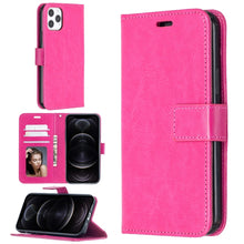 Load image into Gallery viewer, For iPhone 12 Pro / 12 Max Crazy Horse Texture Horizontal Flip Leather Case with Holder &amp; Card Slots &amp; Wallet &amp; Photo Frame, For iPhone 12 / 12 Pro