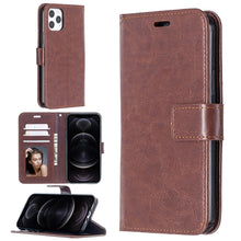 Load image into Gallery viewer, For iPhone 12 Pro / 12 Max Crazy Horse Texture Horizontal Flip Leather Case with Holder &amp; Card Slots &amp; Wallet &amp; Photo Frame, For iPhone 12 / 12 Pro