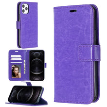 Load image into Gallery viewer, For iPhone 12 Pro / 12 Max Crazy Horse Texture Horizontal Flip Leather Case with Holder &amp; Card Slots &amp; Wallet &amp; Photo Frame, For iPhone 12 / 12 Pro