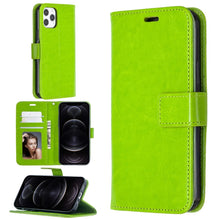 Load image into Gallery viewer, For iPhone 12 Pro / 12 Max Crazy Horse Texture Horizontal Flip Leather Case with Holder &amp; Card Slots &amp; Wallet &amp; Photo Frame, For iPhone 12 / 12 Pro