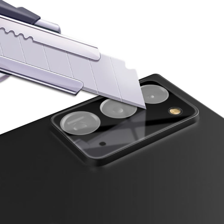 2PCS mocolo 0.15mm 9H 2.5D Round Edge Rear Camera Lens Tempered Glass Film, For Samsung Galaxy Note20