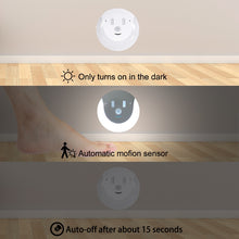 Load image into Gallery viewer, USB Charging Light &amp; Human Body Sensing Control Smile Magnetic Night Light, Cold White Light, Warm white light