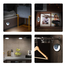 Load image into Gallery viewer, USB Charging Light &amp; Human Body Sensing Control Smile Magnetic Night Light, Cold White Light, Warm white light