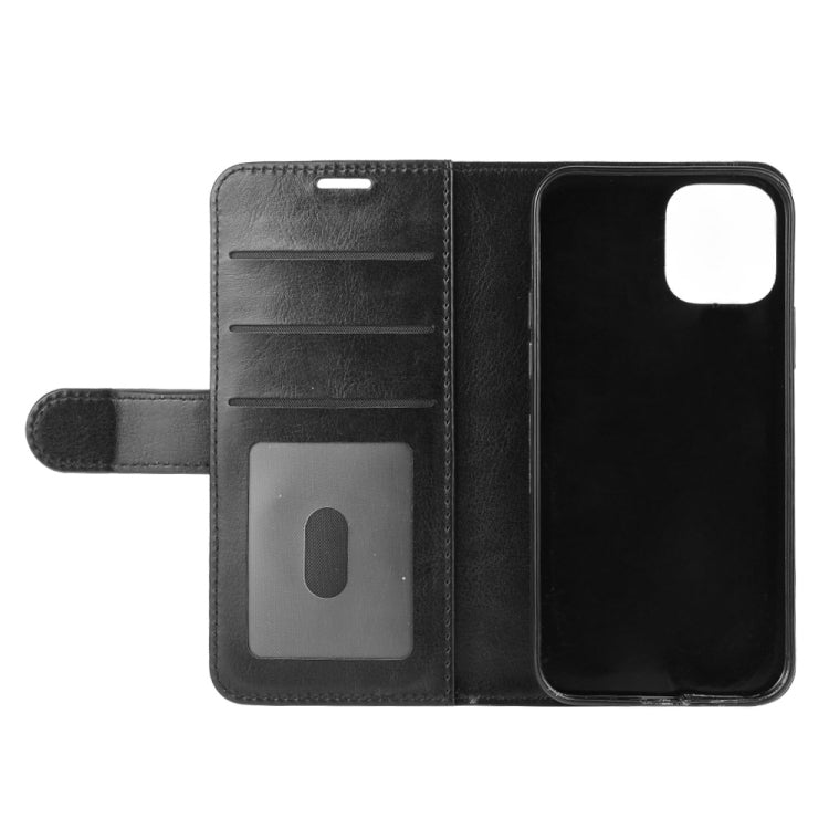 For iPhone 12 6.7 R64 Texture Single Horizontal Flip Protective Case with Holder & Card Slots & Wallet& Photo Frame, For iPhone 12 Pro Max