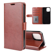Load image into Gallery viewer, For iPhone 12 6.7 R64 Texture Single Horizontal Flip Protective Case with Holder &amp; Card Slots &amp; Wallet&amp; Photo Frame, For iPhone 12 Pro Max