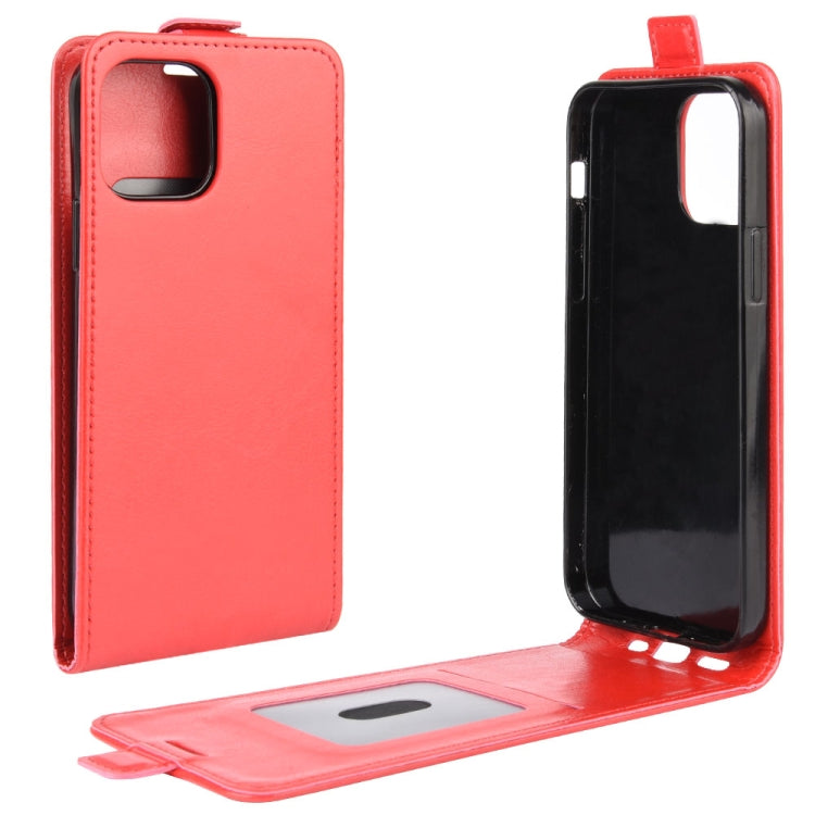 For iPhone 12 Pro Max R64 Texture Single Vertical Flip Leather Protective Case with Card Slots & Photo Frame, For iPhone 12 Pro Max