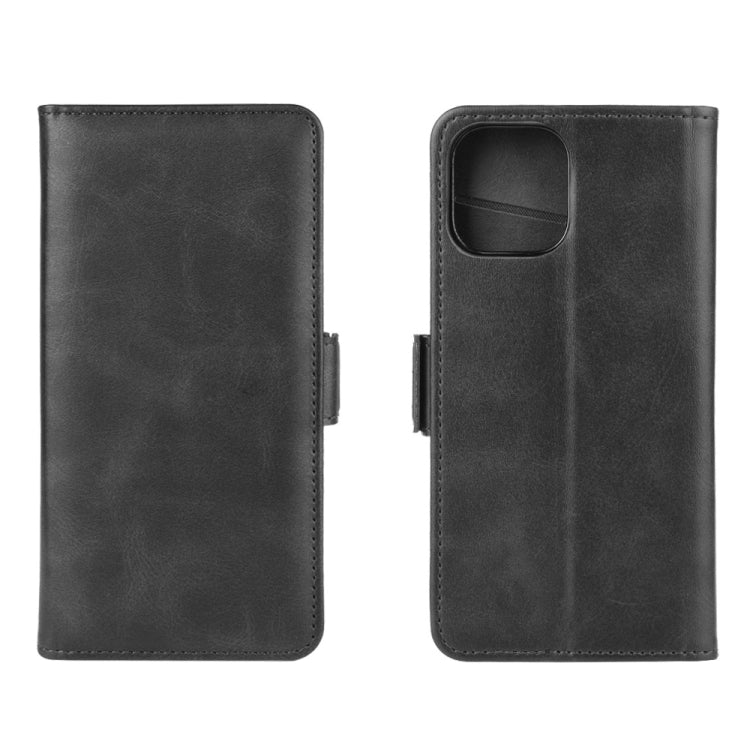 For iPhone 12 Dual-side Magnetic Buckle Horizontal Flip Leather Case with Holder & Card Slots & Wallet, For iPhone 12 mini